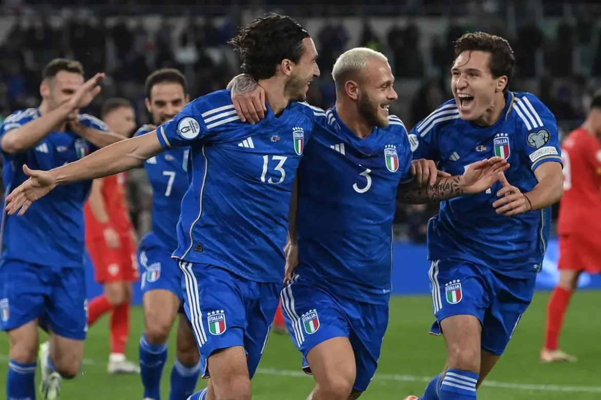 L’Italia batte la Macedonia 5-2, in Ucraina basta un pari