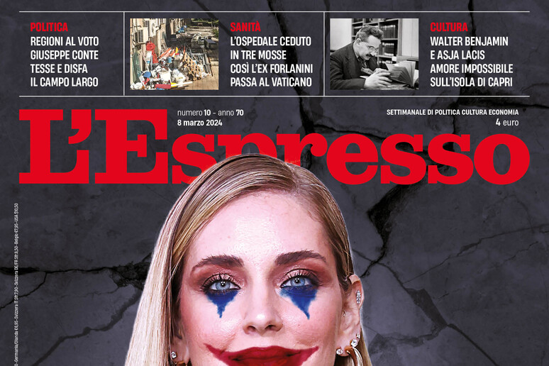 Roma | La copertina con Ferragni-Joker: L’influencer querela l’Espresso per diffamazione