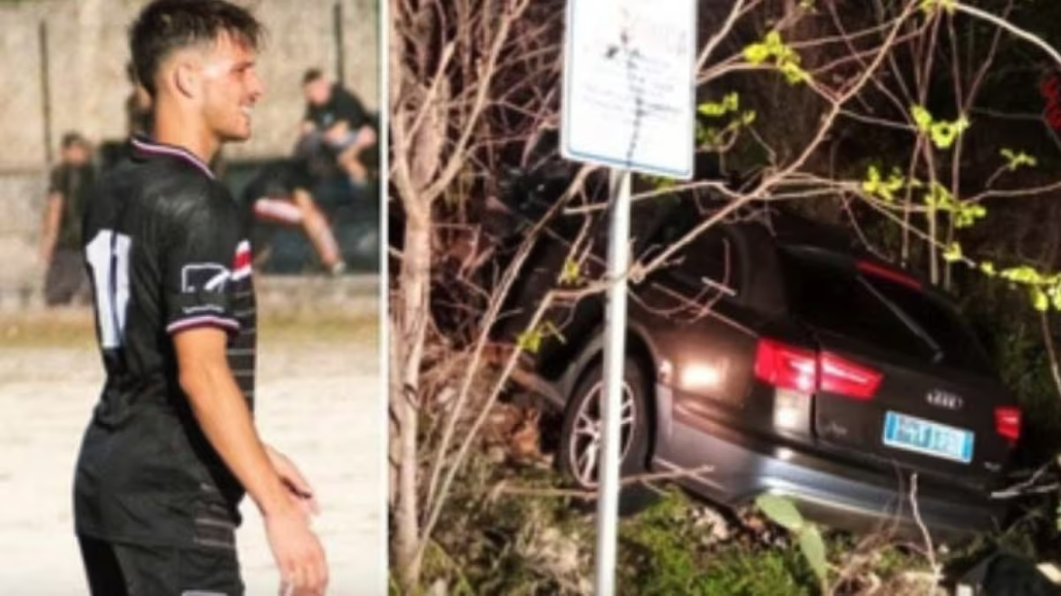 Lecce | Audi A6 finisce in una scarpata: morto il 22enne Francesco Saranelli, grave un 19enne