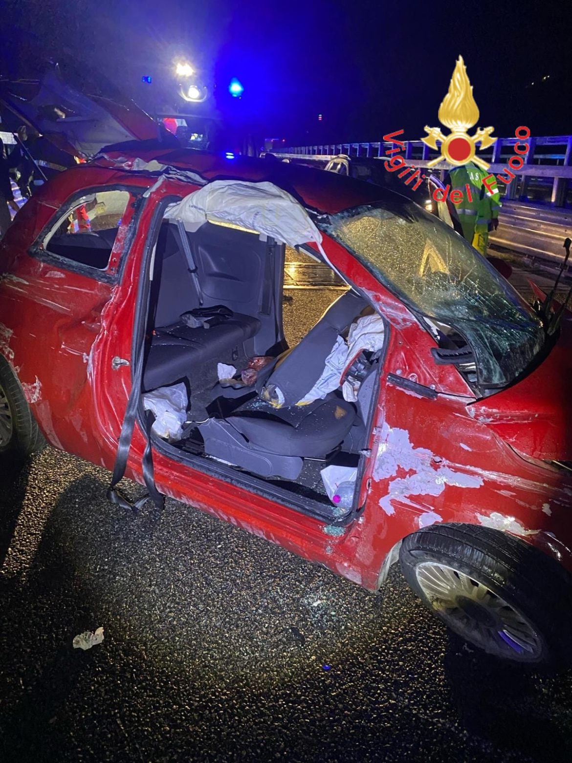 San Mango D’Aquino (CS) | Altro terribile Incidente in Calabria, questa volta in autostrada nella notte: 4 feriti
