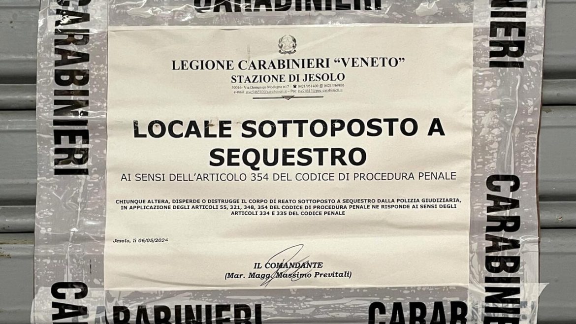 Venezia | Sotto sequestro la tabaccheria di Roberto Basso